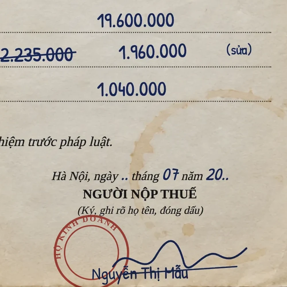 Generated image: close-up of the signature and the red stamp